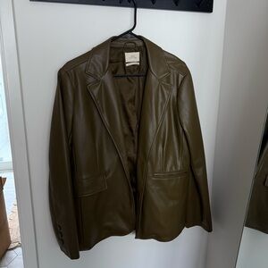 Urban Outfitters Pleather Blazer Jacket